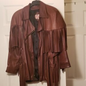 Fringe Leather jacket